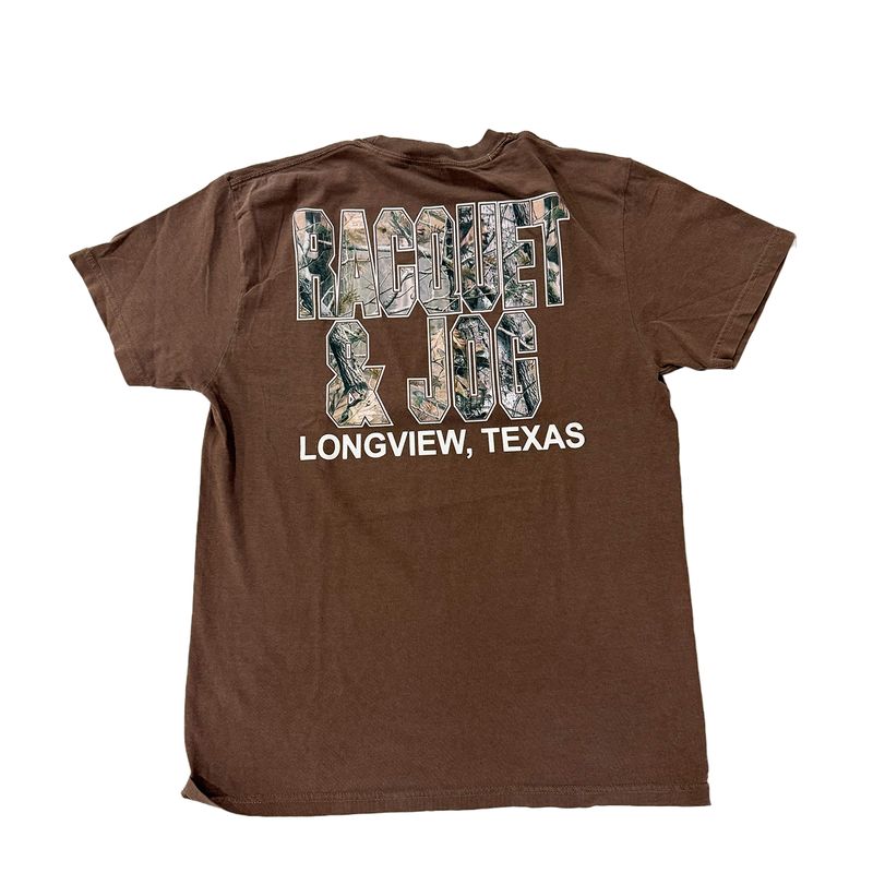 Racquet &amp; Jog Old School Print Camo Tee