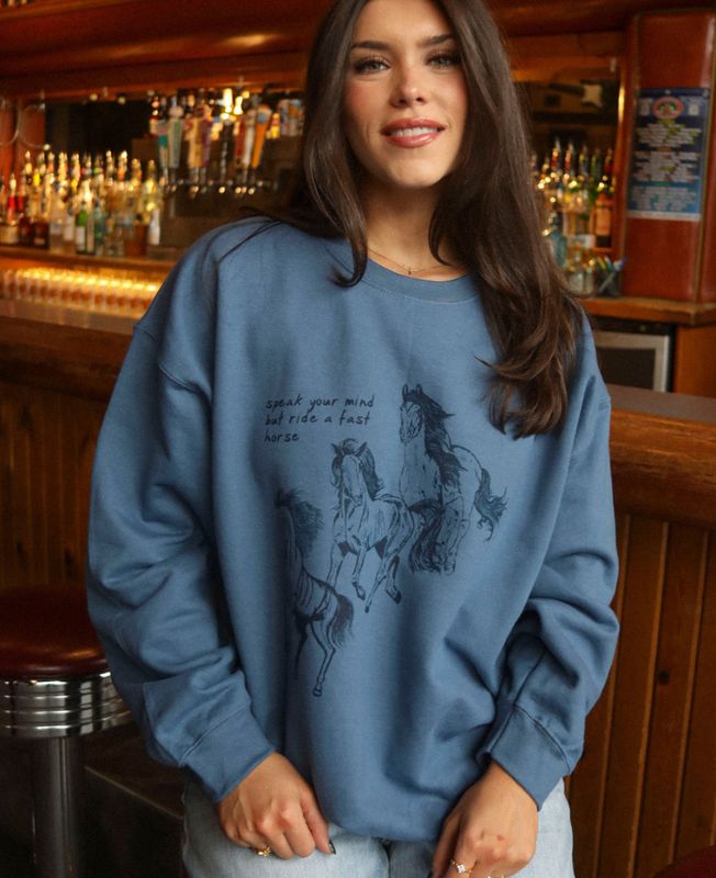 Charlie Southern Ride A Fast Horse Sweatshirt