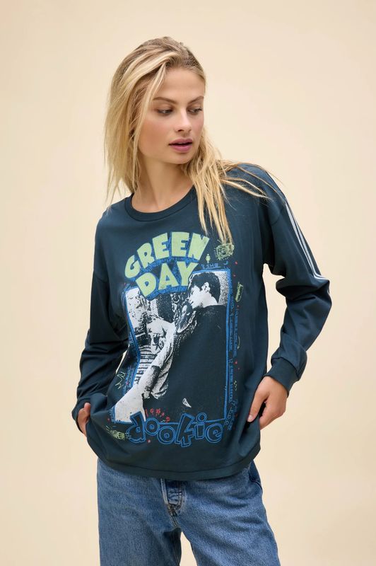 Daydreamer Women's Long Sleeve Dookie Merch Tee Daydreamer Women's Long Sleeve Dookie Merch Tee