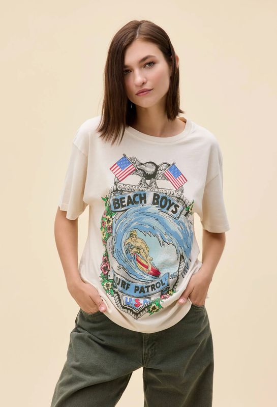 Daydreamer Women's The Beach Boys Surf Patrol Tee Daydreamer Women's The Beach Boys Surf Patrol Tee