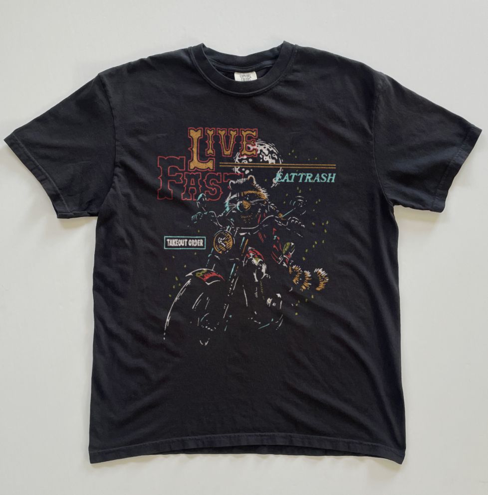 Takeout Order Live Fast Eat Trash Tee