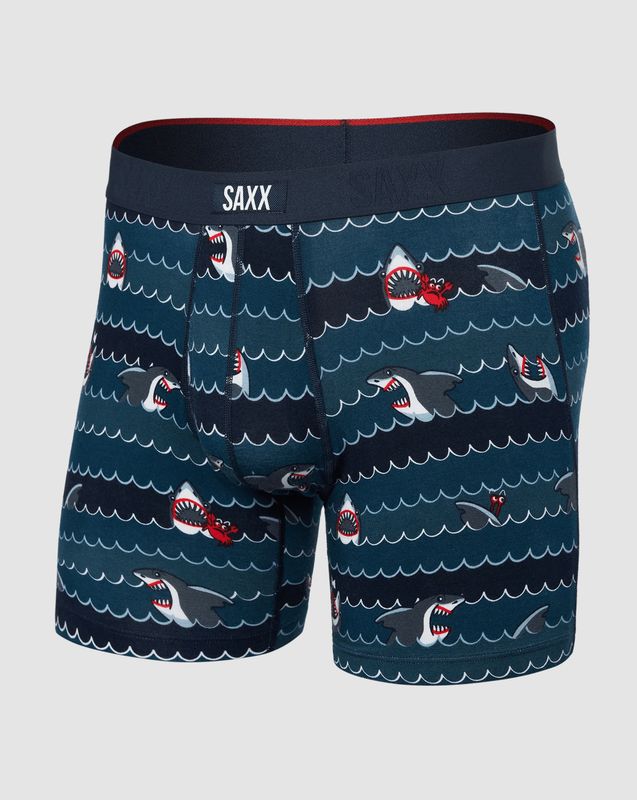 SAXX Vibe Xtra Men's Boxer Brief - Get Sharky-Hurricane