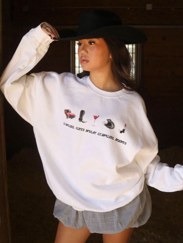 Charlie Southern What Cowgirls Want Sweatshirt
