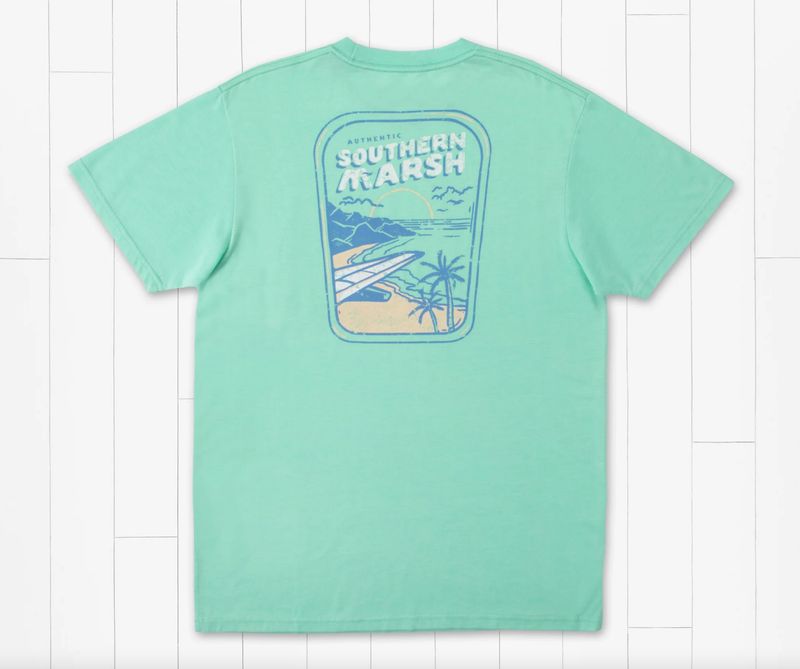 Southern Marsh Men's Seawash Distant Shores Tee