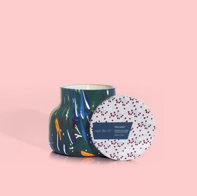 Capri Blue 8oz Petite Holiday Pattern Jar - Volcano