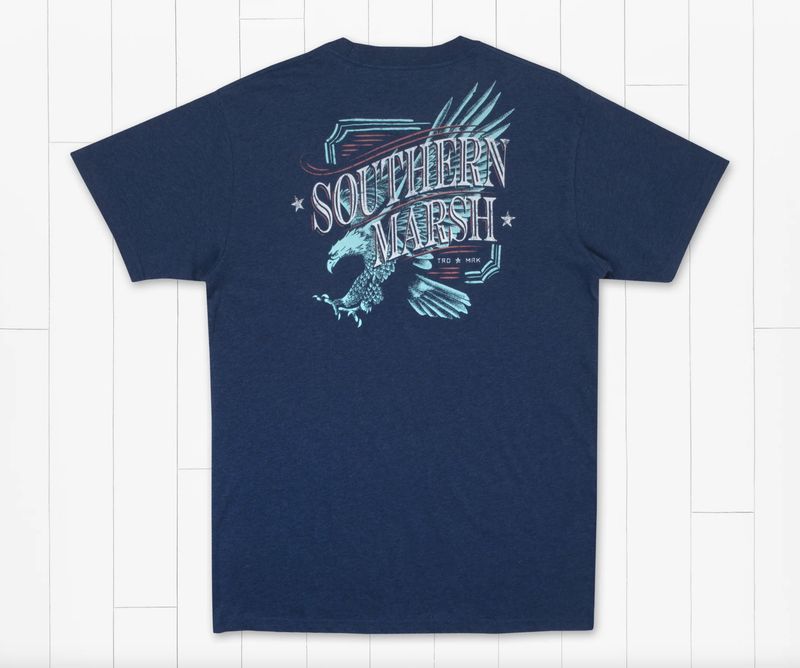 Southern Marsh Men's Liberty Eagle Tee