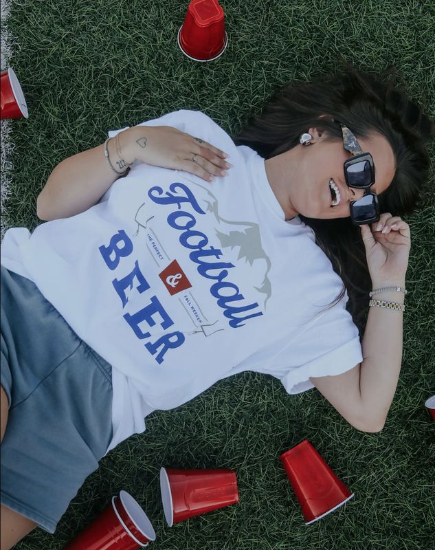 Charlie Southern Football And Beer Tee