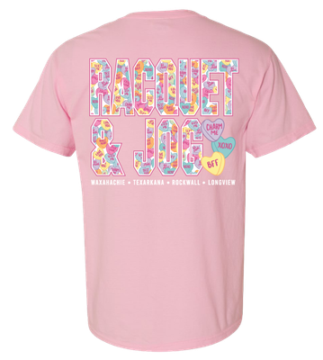 Racquet &amp; Jog Specialty Valentines Day Tee