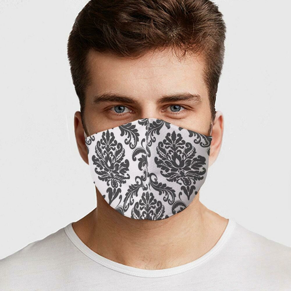 Damask Face Cover