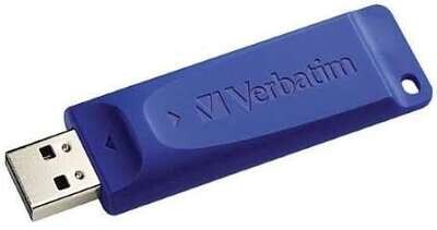 Verbatim 128GB USB Flash Drive - Cap-less Design, USB 2.0
