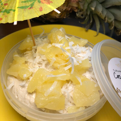 Coconut Pineapple Cheesecake Cultured Spread 8 oz Coconut Pineapple Cheesecake Cultured Spread 8 oz
