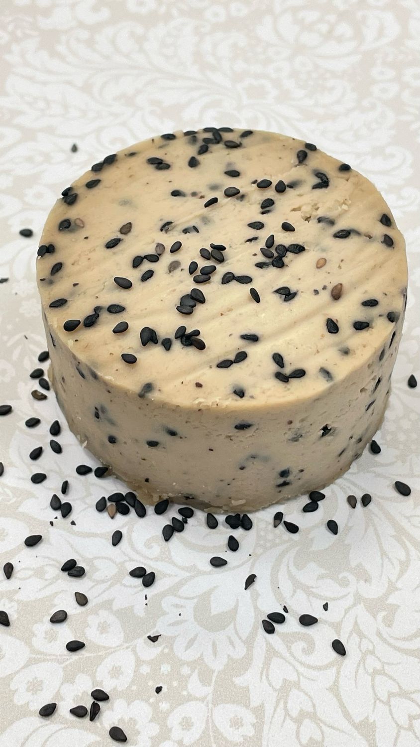 Artisan LIMITED RELEASE Black Sesame Garlic Vegan Cheese