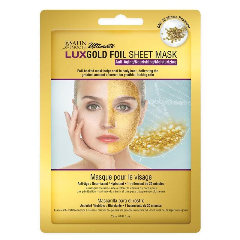 Satin Smooth - LuxGold Foil Sheet Mask