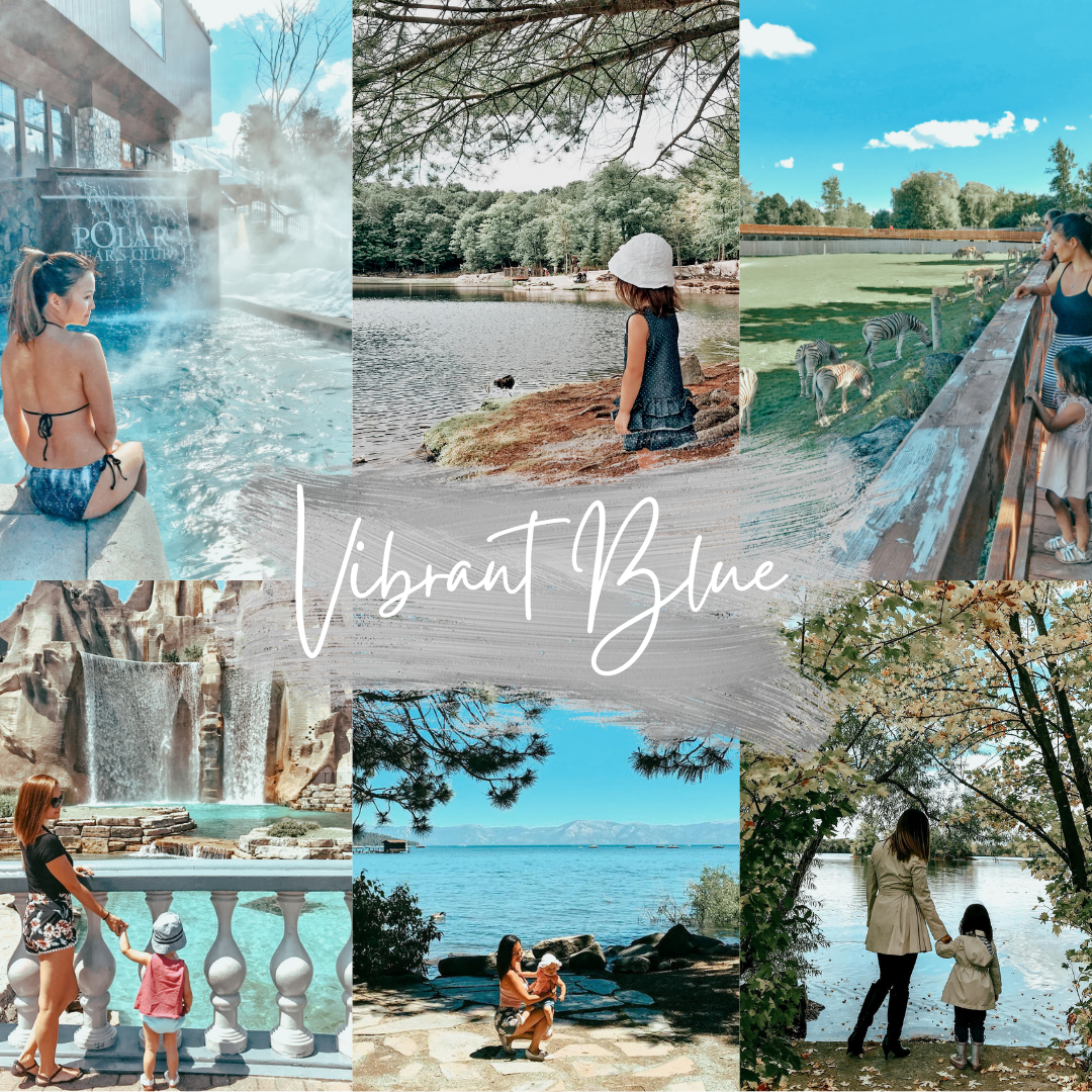 1 VIBRANT BLUE Mobile Lightroom Preset