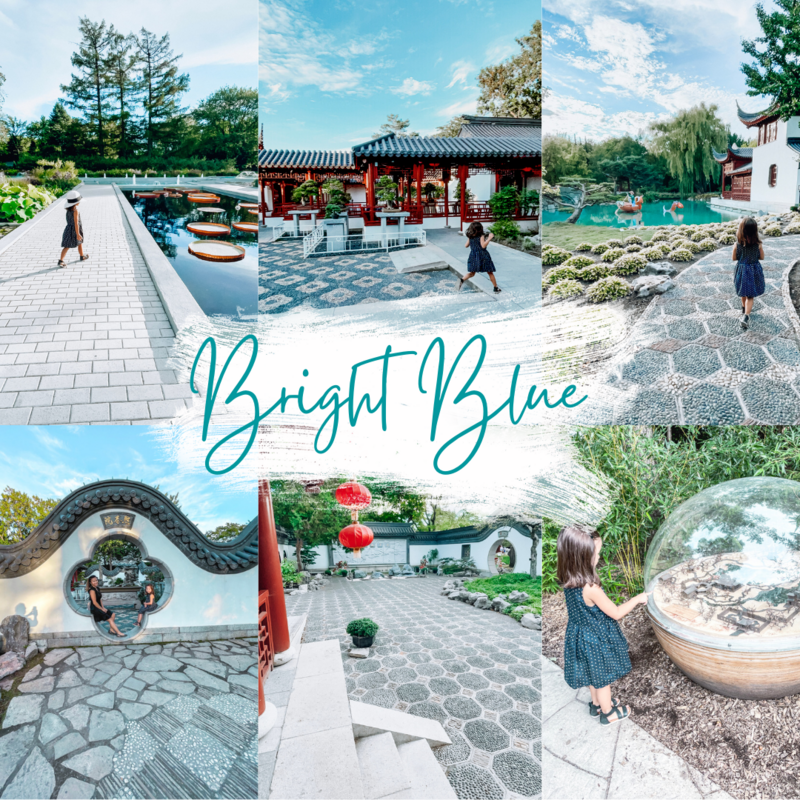 10 BRIGHT BLUE Mobile Lightroom Presets