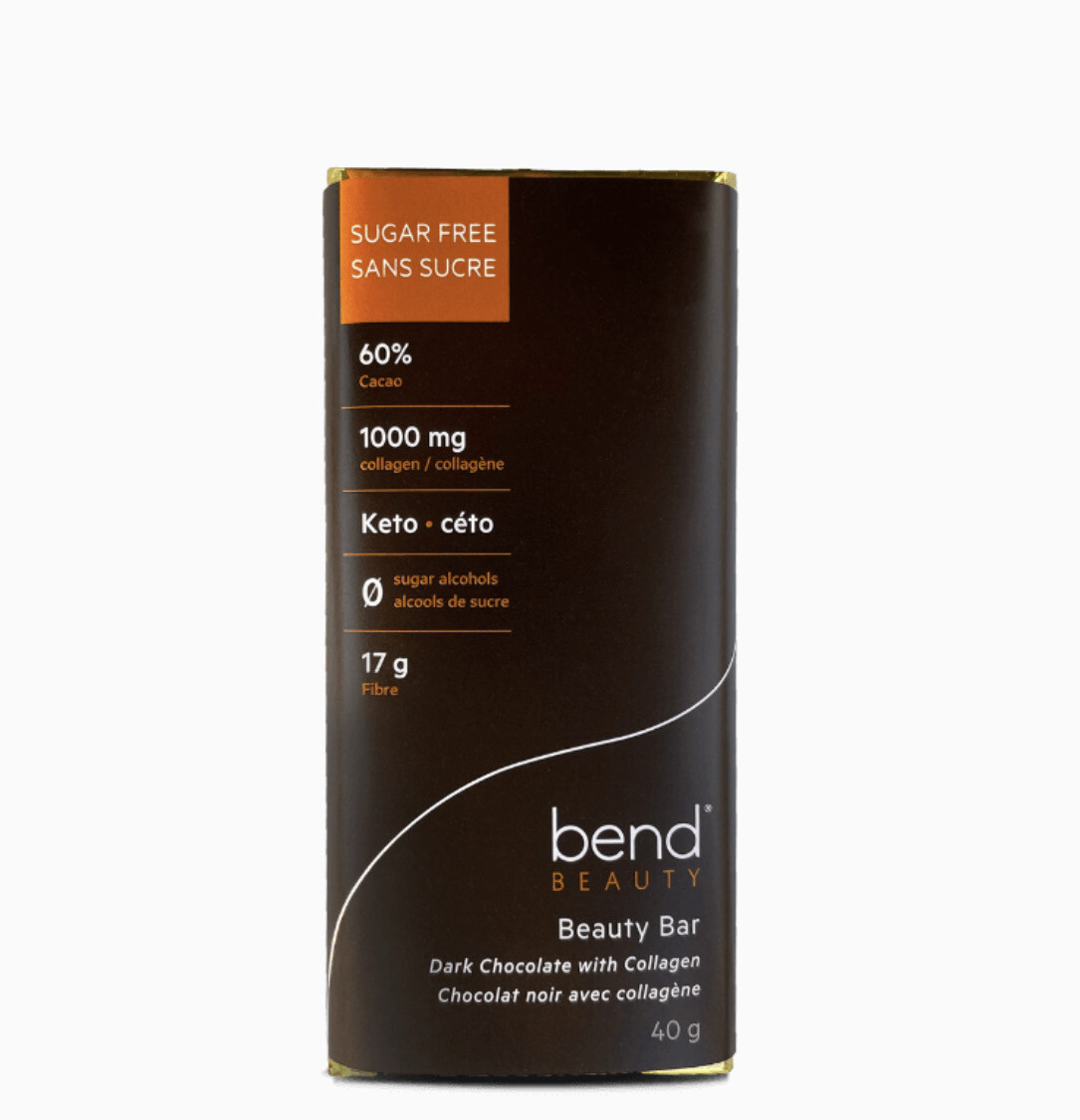 Bend Beauty The Beauty Bar: Sugar Free With Marine Collagen 40gX10