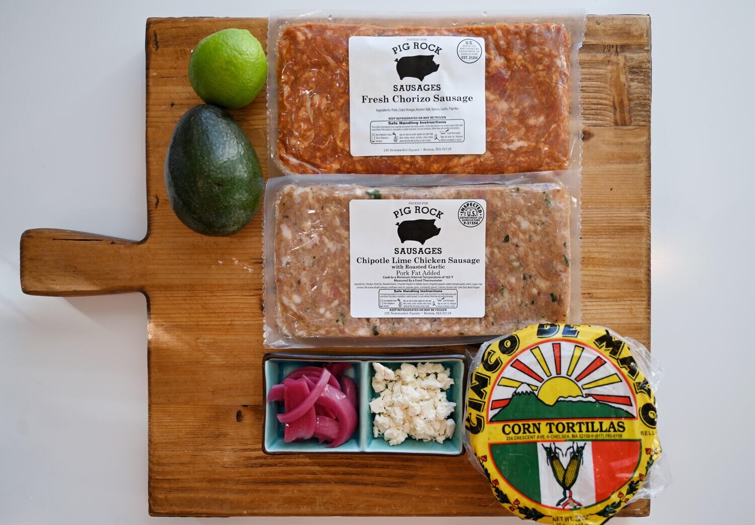 Pig Rock Sausages Taco Kit