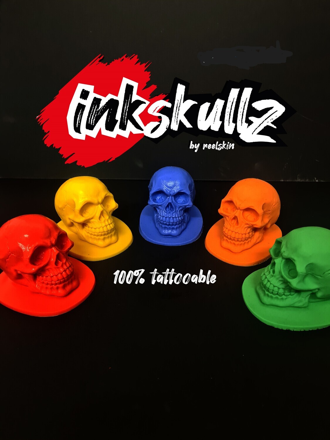 Inkskullz  x 5 various colours  only £65.99  (discount codes not valid on this product )