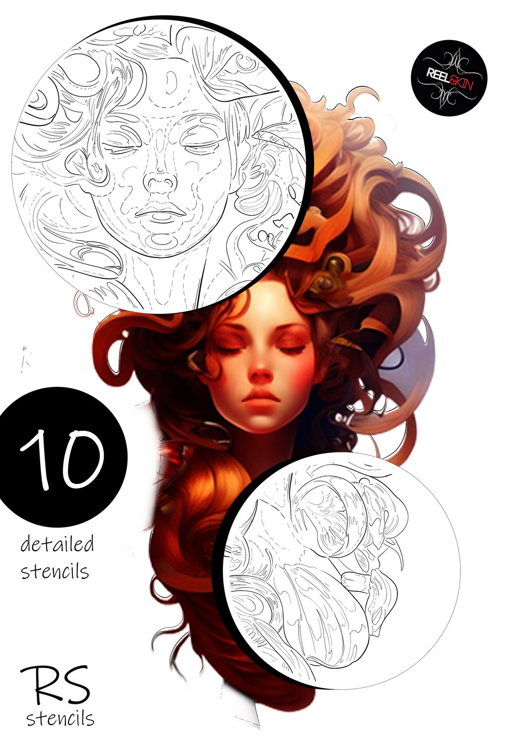 10 INTENSE DIGITAL DESIGNS WITH STENCILS
