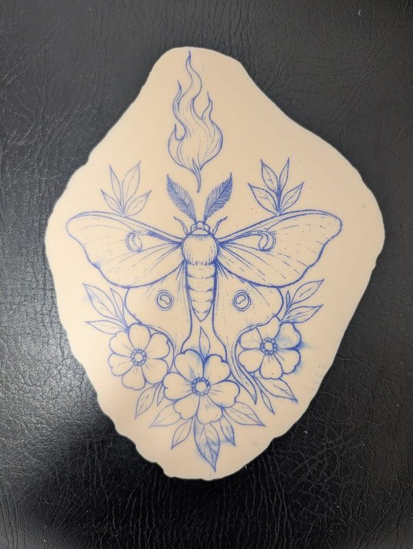 Moth Pre-Stencilled Skin
