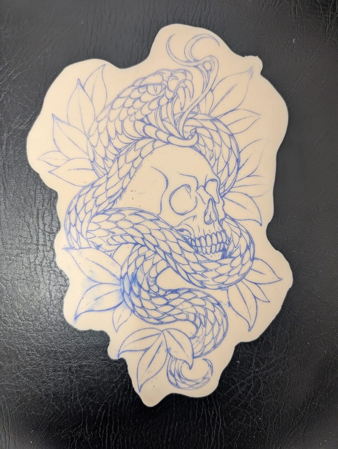 Skull Pre-Stencilled Skin