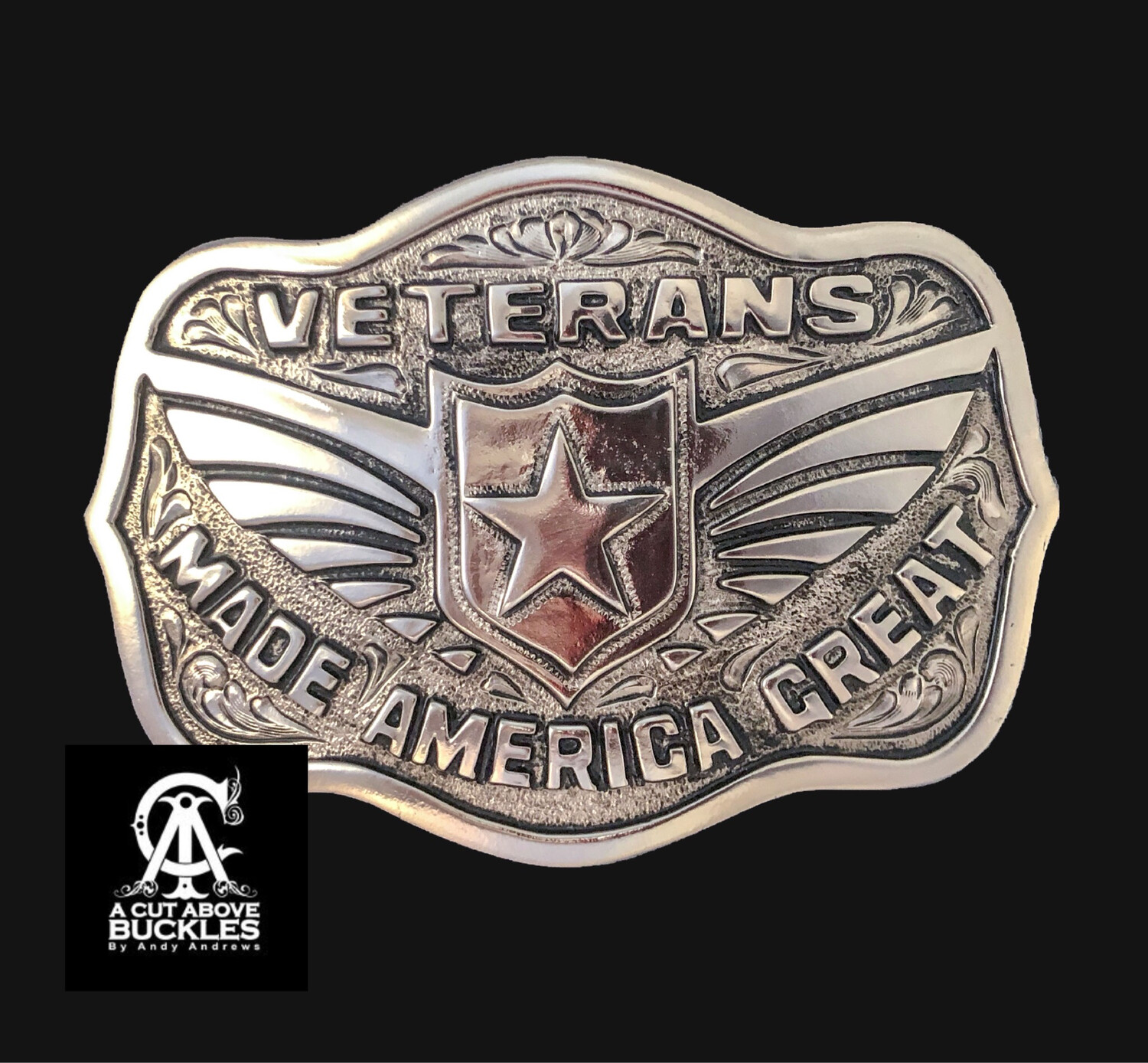 Veteran Buckle Silver