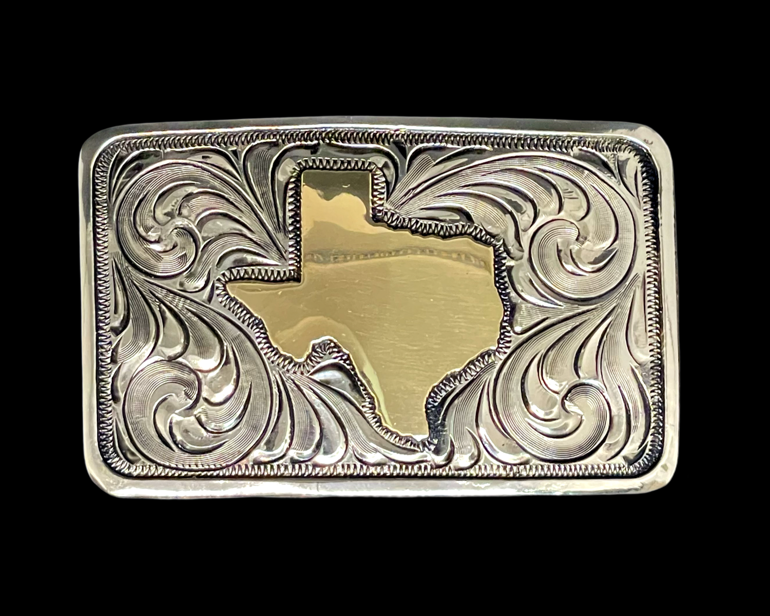 Small Scale Antiqued Texas Buckle