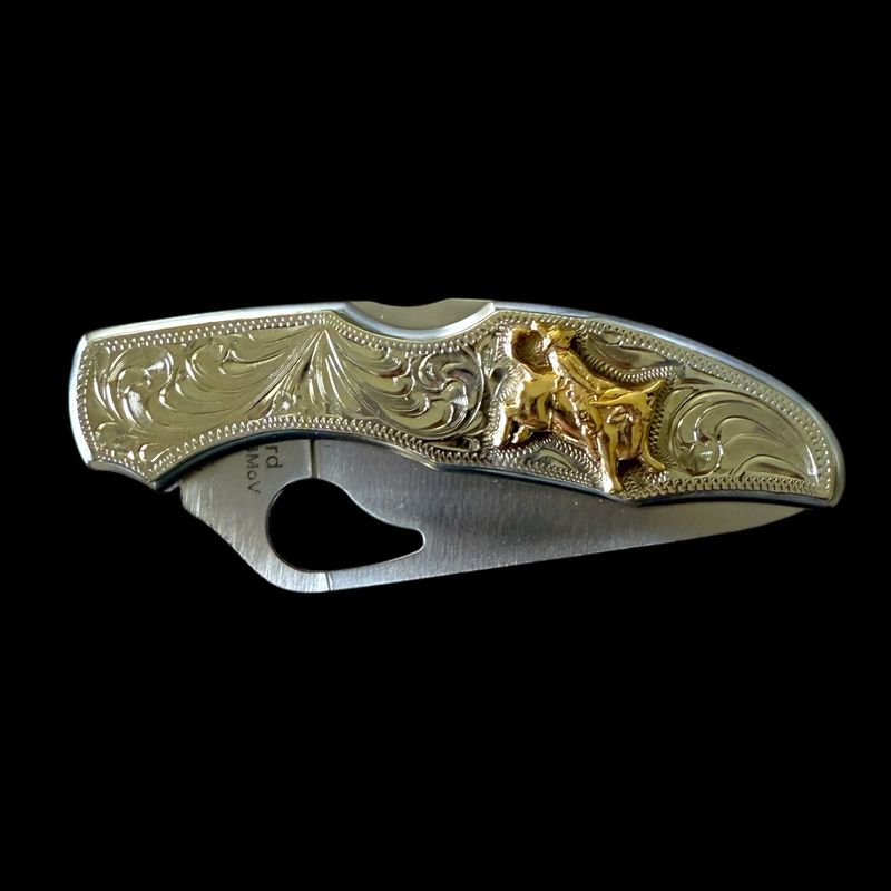 Bull Rider Pocket Knife