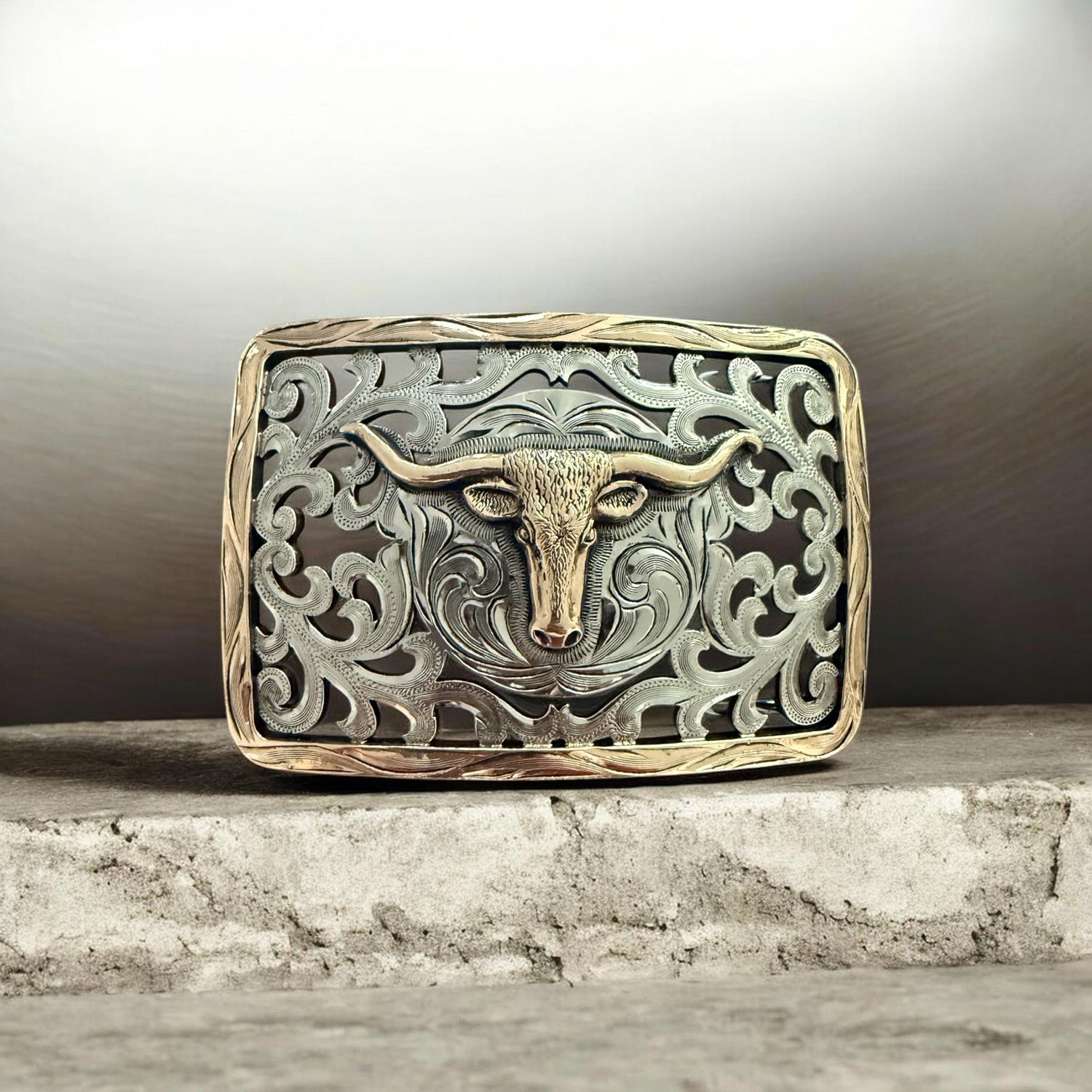 Longhorn Filigree Buckle