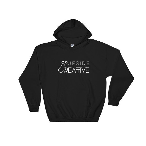 Soufside Creative Original Black Hooded Sweatshirt