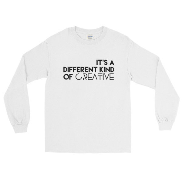 &#39;It&#39;s a Different Kind...&#39; Long Sleeve T-Shirt (White)