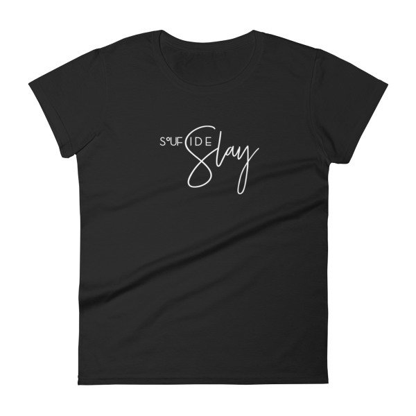 &#39;Soufside Slay Women&#39;s short sleeve t-shirt (Black)