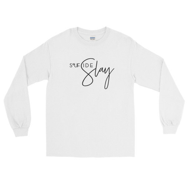 &#39;Soufside Slay&#39; Long Sleeve T-Shirt (White)