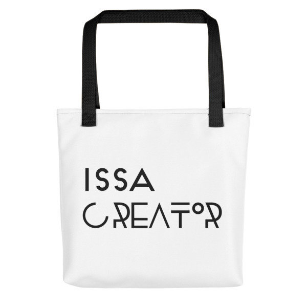 &quot;Issa Creator&quot; Tote bag (Black)