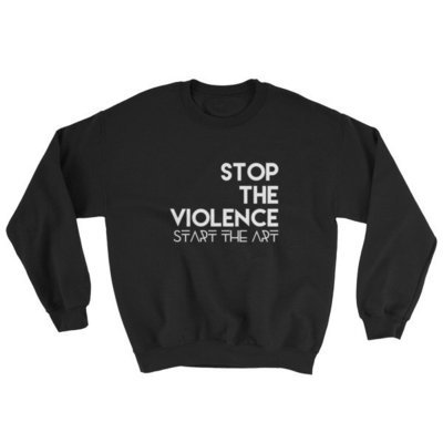 &quot;Stop the Violence...&quot; Sweatshirt (Black)