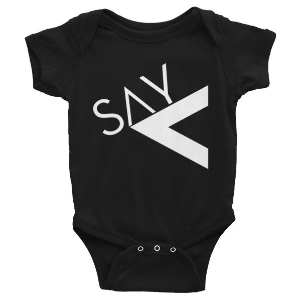 &#39;Say Less&#39; Infant Bodysuit, Size: NB