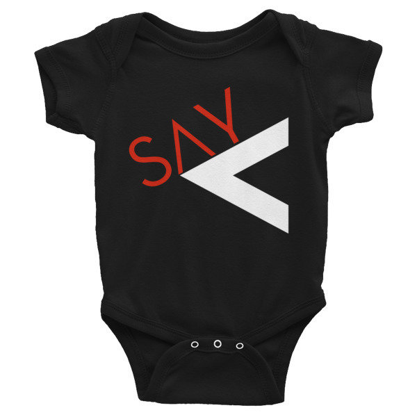&#39;Say Less&#39; Infant Bodysuit, Size: NB