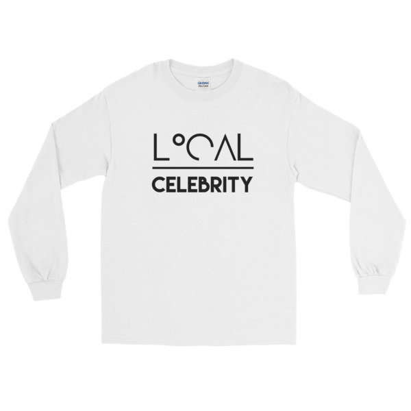 &#39;Local over Celeb&#39; Long Sleeve T-Shirt, Size: S