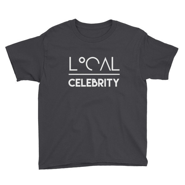 &#39;Local over Celeb...&#39; Youth Short Sleeve T-Shirt, Size: XS