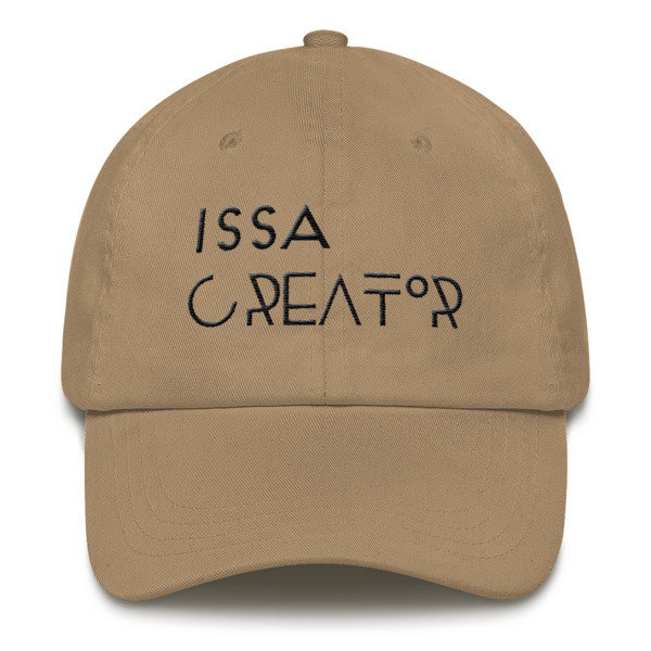 &#39;Issa Creator&#39; Dad hat, Color: Khaki