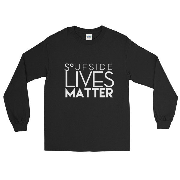 &#39; SLM &#39; Long Sleeve T-Shirt ( Black ) , Size: S