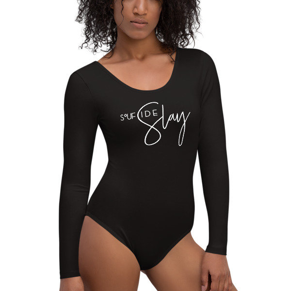 &#39;Soufside Slay&#39; Long Sleeve Bodysuit, Size: XS