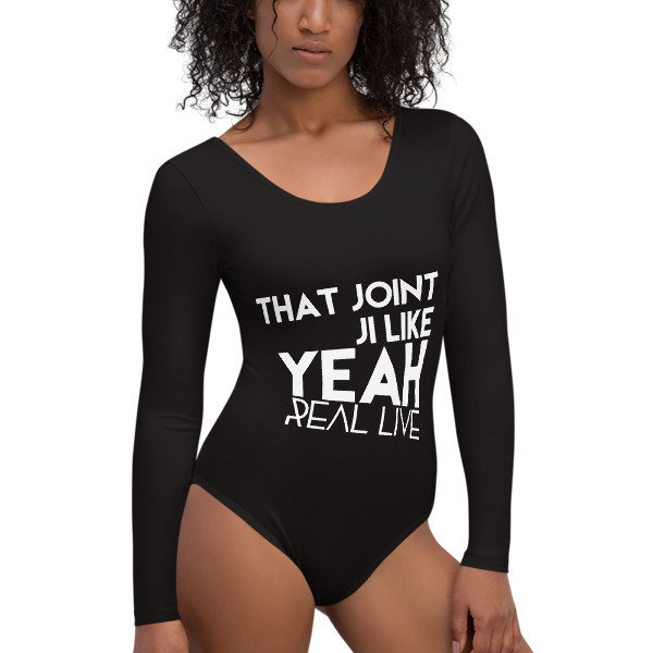 &#39;That Joint Ji Like&#39; Long Sleeve Bodysuit, Size: XS