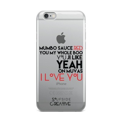 &#39;On Muvas 143&#39; Transparent iPhone Case