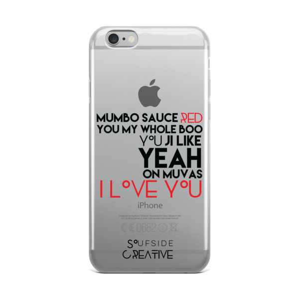 &#39;On Muvas 143&#39; Transparent iPhone Case, Size: iPhone 6 Plus/6s Plus