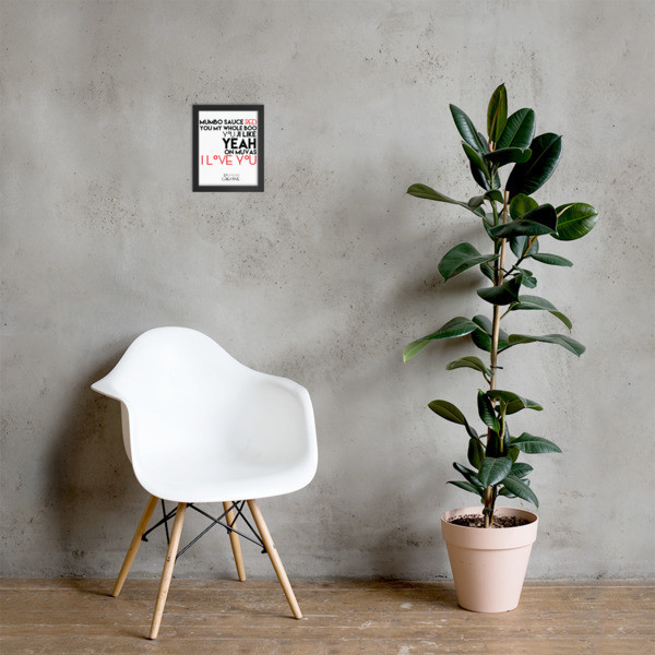 &#39;On Muvas 143&#39; Framed poster, Size: 8×10