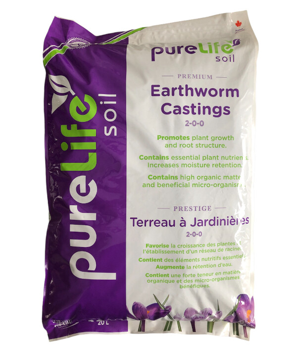 Certified Organic Worm Castings 20L Bag Certified Organic Worm Castings 20L Bag