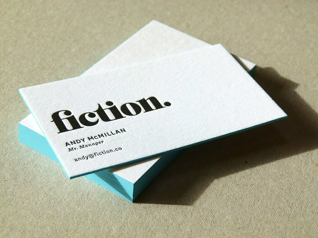 Business Cards - Lettra Cotton