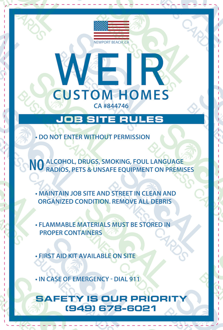 Custom Order - Weir Custom Homes