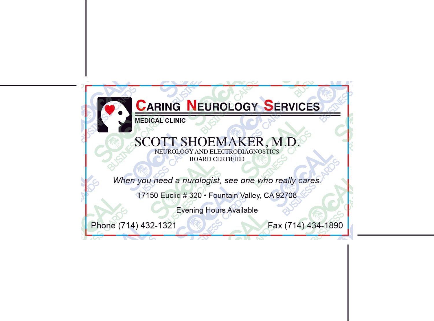 Custom Order - Caring Neurology Services